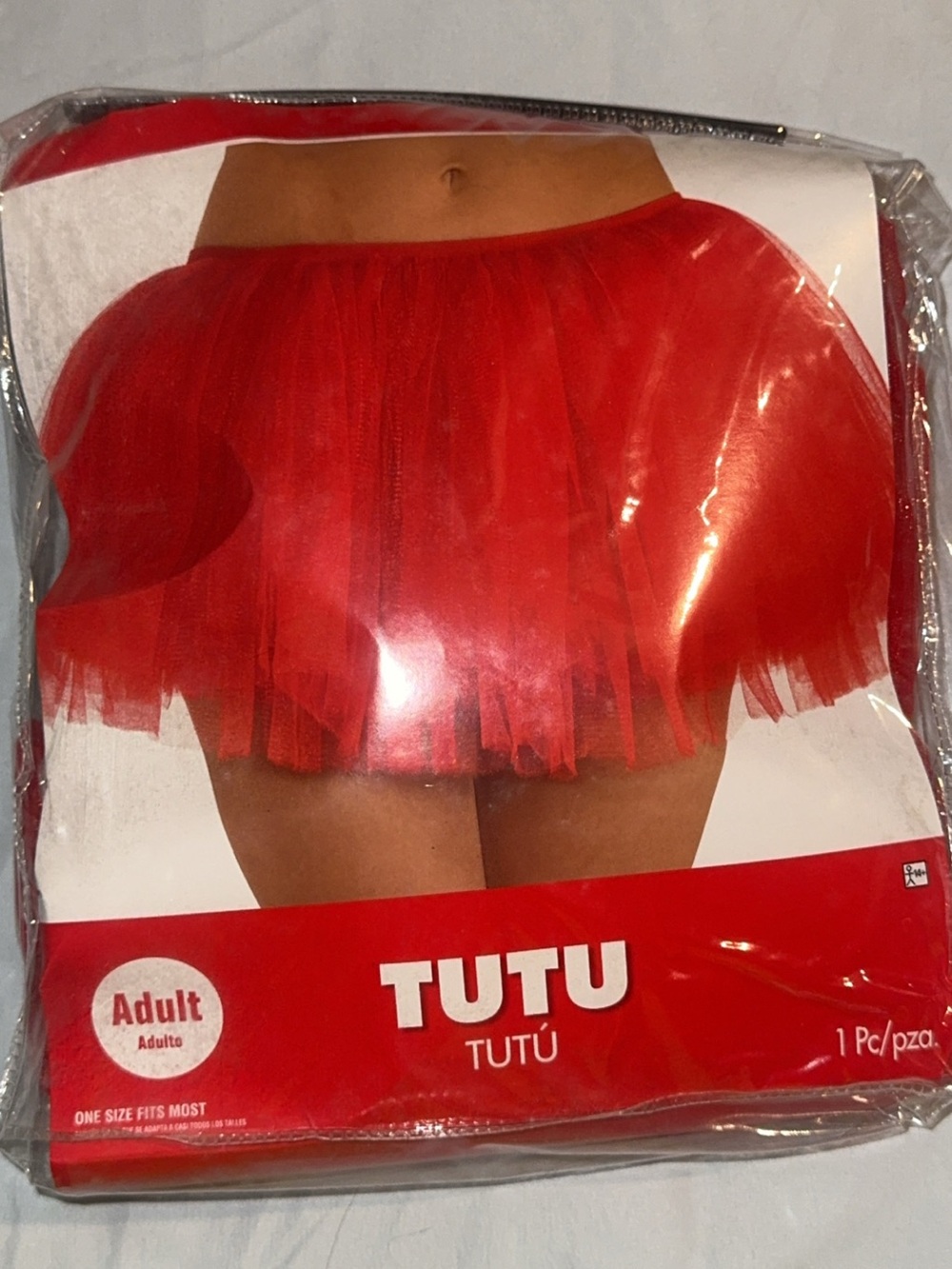 Amscan Red Short Layered Tulle Tutu Skirt